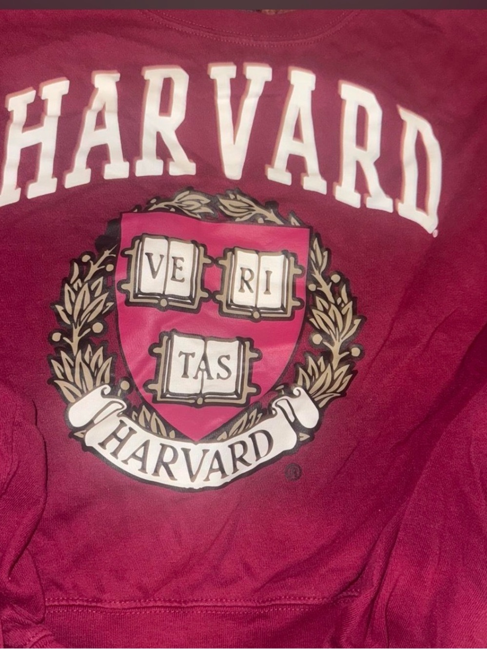 Harvard Women's Crewneck Sweatshirt in Maroon